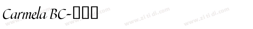 Carmela BC字体转换